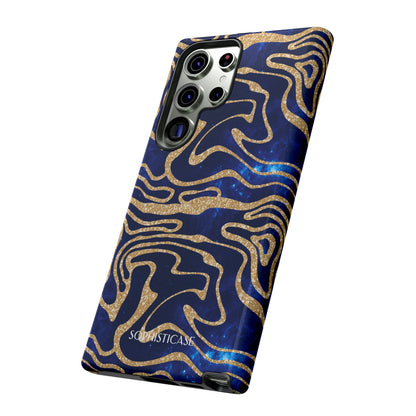 Cosmic Zebra in Blue - iPhone Case, Samsung Galaxy Case, Google Pixel Case