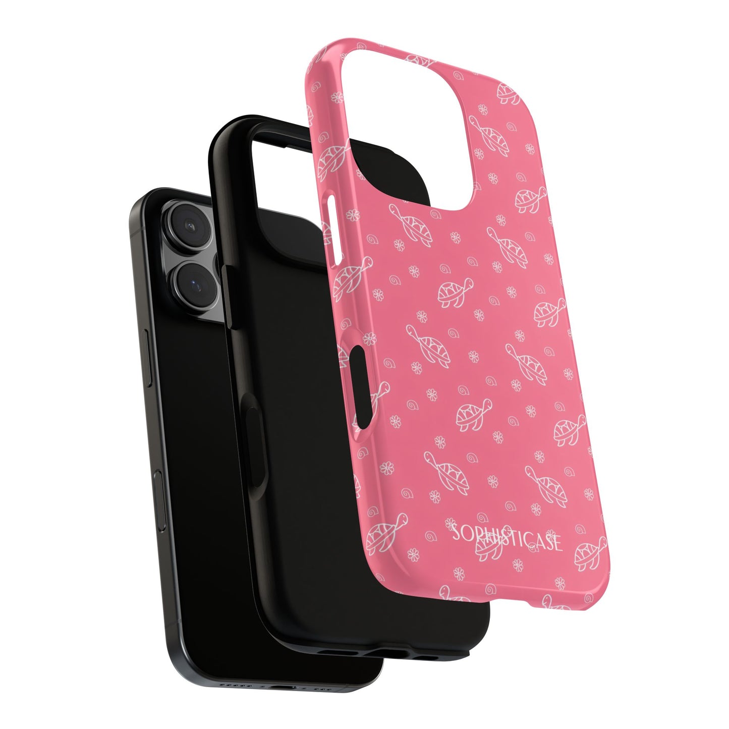 Turtle Island in Pink - Protective iPhone Case