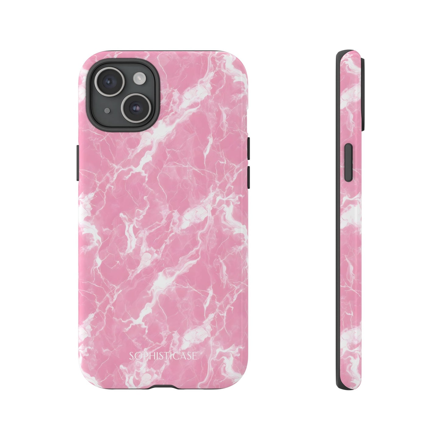 Marble Crush in Pink - iPhone Case