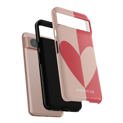 Be Mine in Red and Brown - iPhone Case, Samsung Galaxy Case, Google Pixel Case