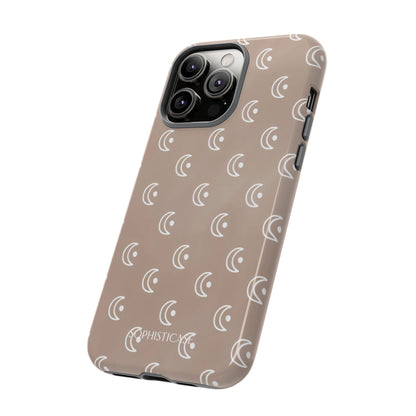 Moon Phase in Boho Brown - iPhone Case