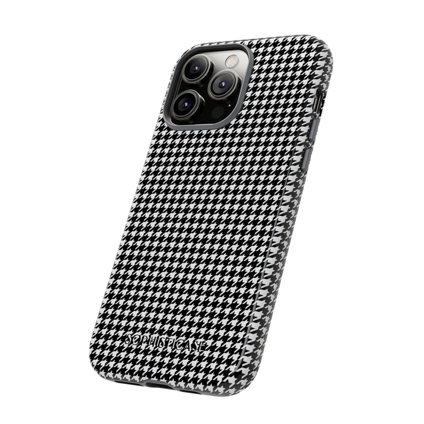 Tough Case - Houndstooth in Black