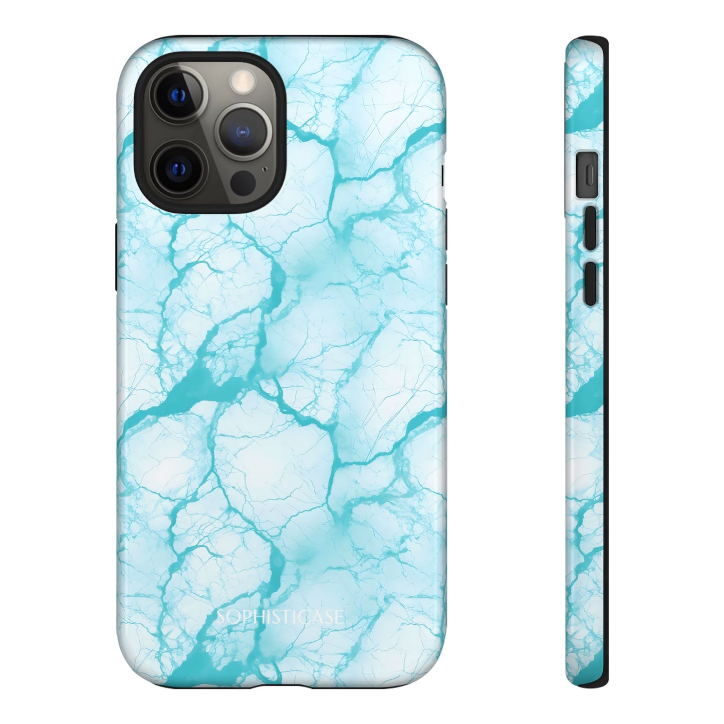 Marble Opulence in Aqua - Tough Phone Case