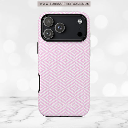 Illusions in Pink - iPhone Case, Samsung Galaxy Case, Google Pixel Case