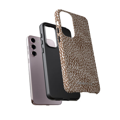 Oh Deer! in Brown - Drop Proof Phone Case for Samsung Galaxy