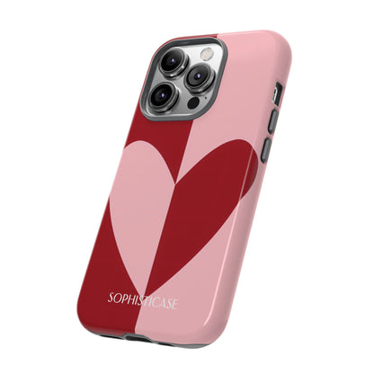 Be Mine in Red and Pink - Protective Phone Case for iPhone