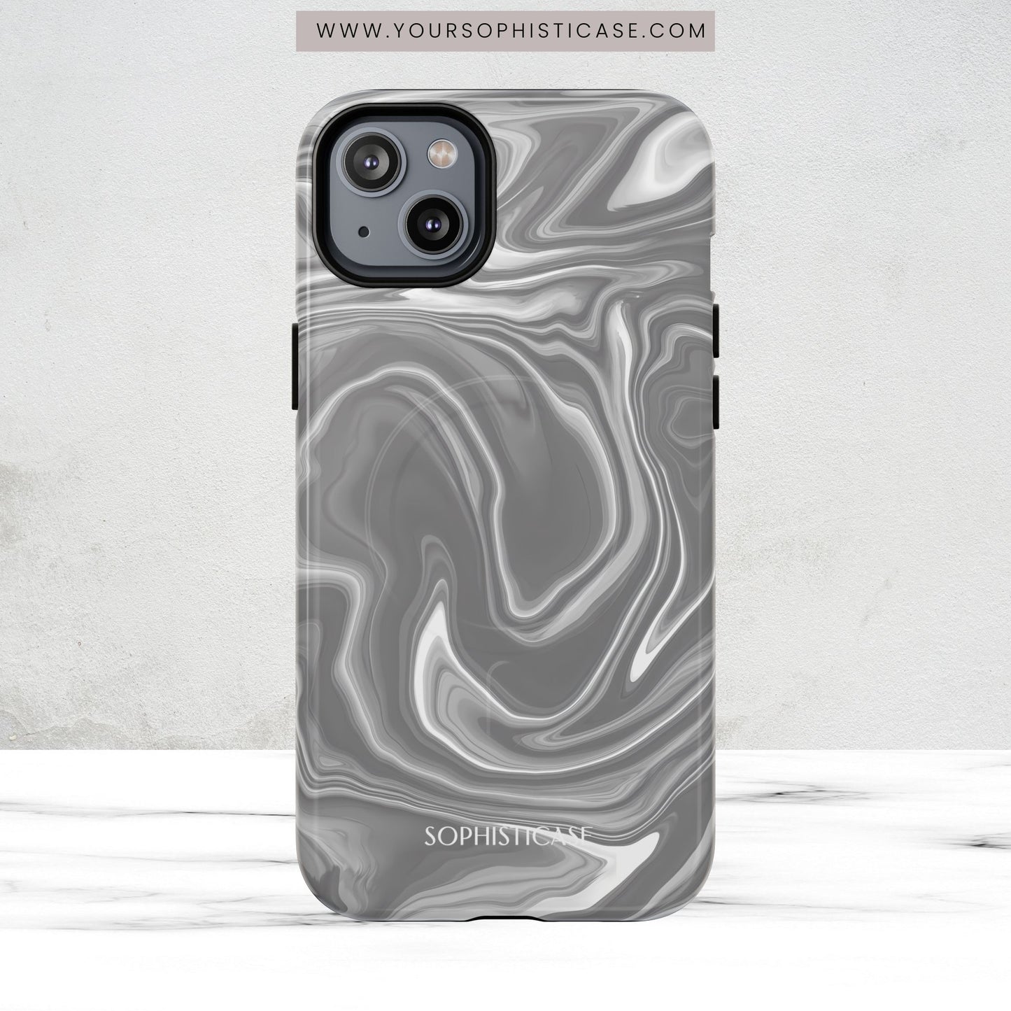 Liquid Dreams in Charcoal - Magsafe Case