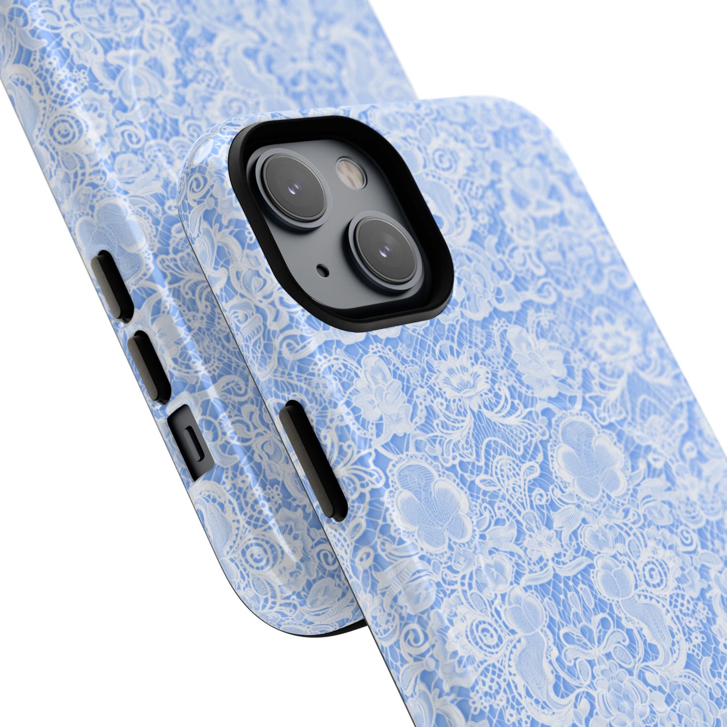 Luxe Lace in Blue - Magsafe Case