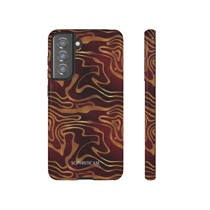 Cosmic Zebra in Red - iPhone Case, Samsung Galaxy Case, Google Pixel Case