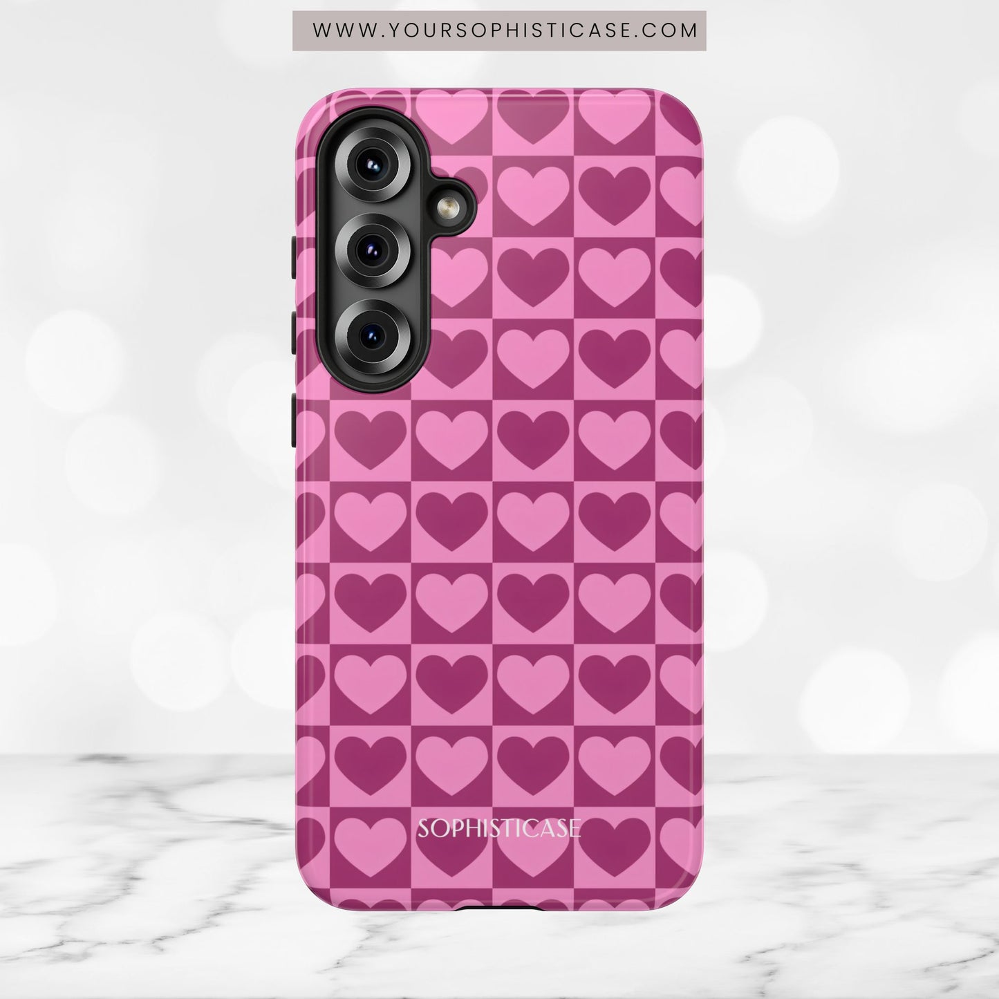 Tough Love in Purple - Tough Phone Case