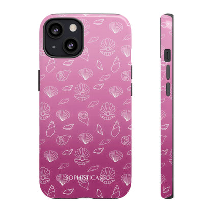 Seashell Society in Purple - iPhone Case