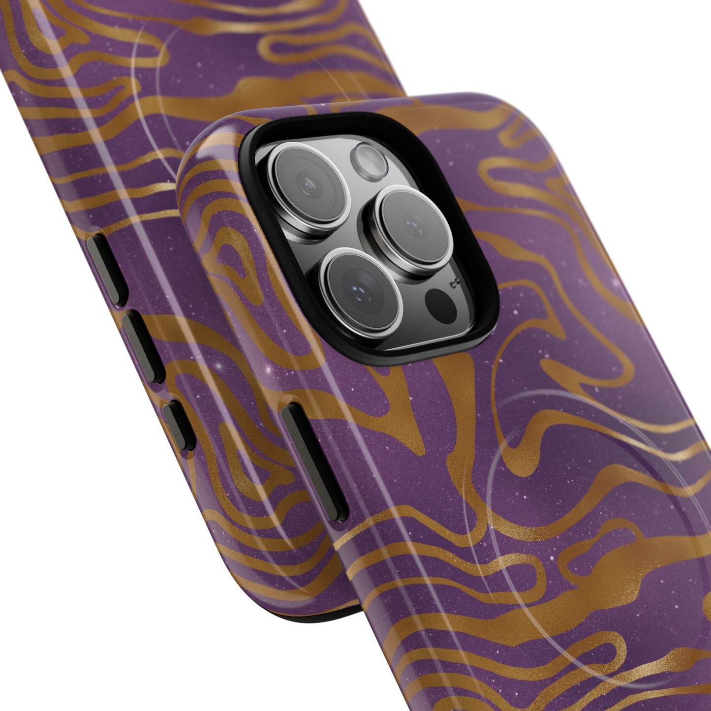 Cosmic Gold in Purple - iPhone Magsafe Case