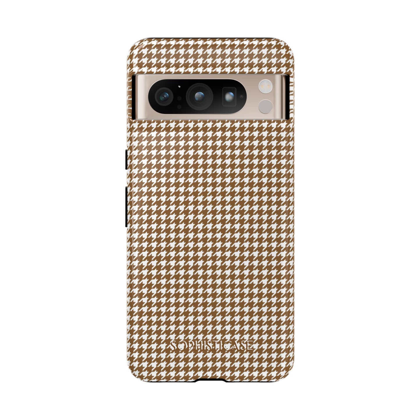 Tough Case - Houndstooth in Brown