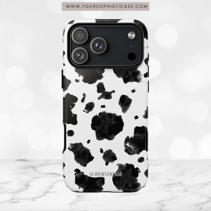 Holy Cow in Black - iPhone Case