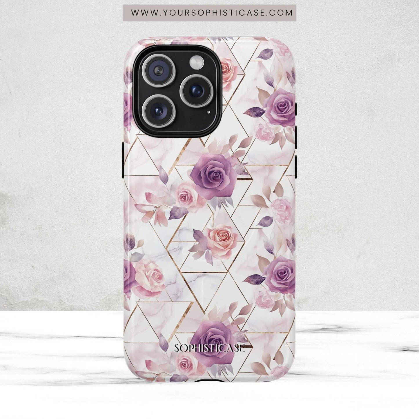 Royal Floral in Rose Royale - iPhone Magsafe Case