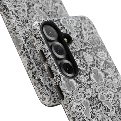 Luxe Lace in Black - iPhone Case, Samsung Galaxy Case, Google Pixel Case