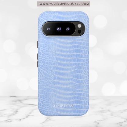 Luxe Leather in Blue - Tough Phone Case