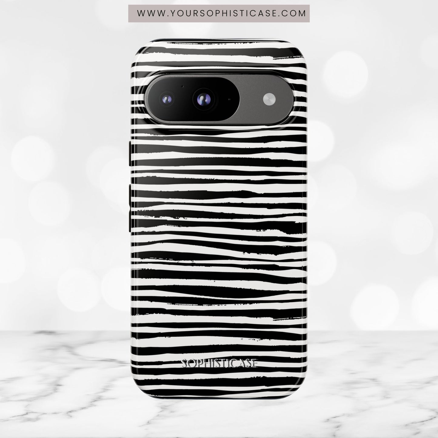 Dark Thoughts in Noir - iPhone Case, Samsung Galaxy Case, Google Pixel Case