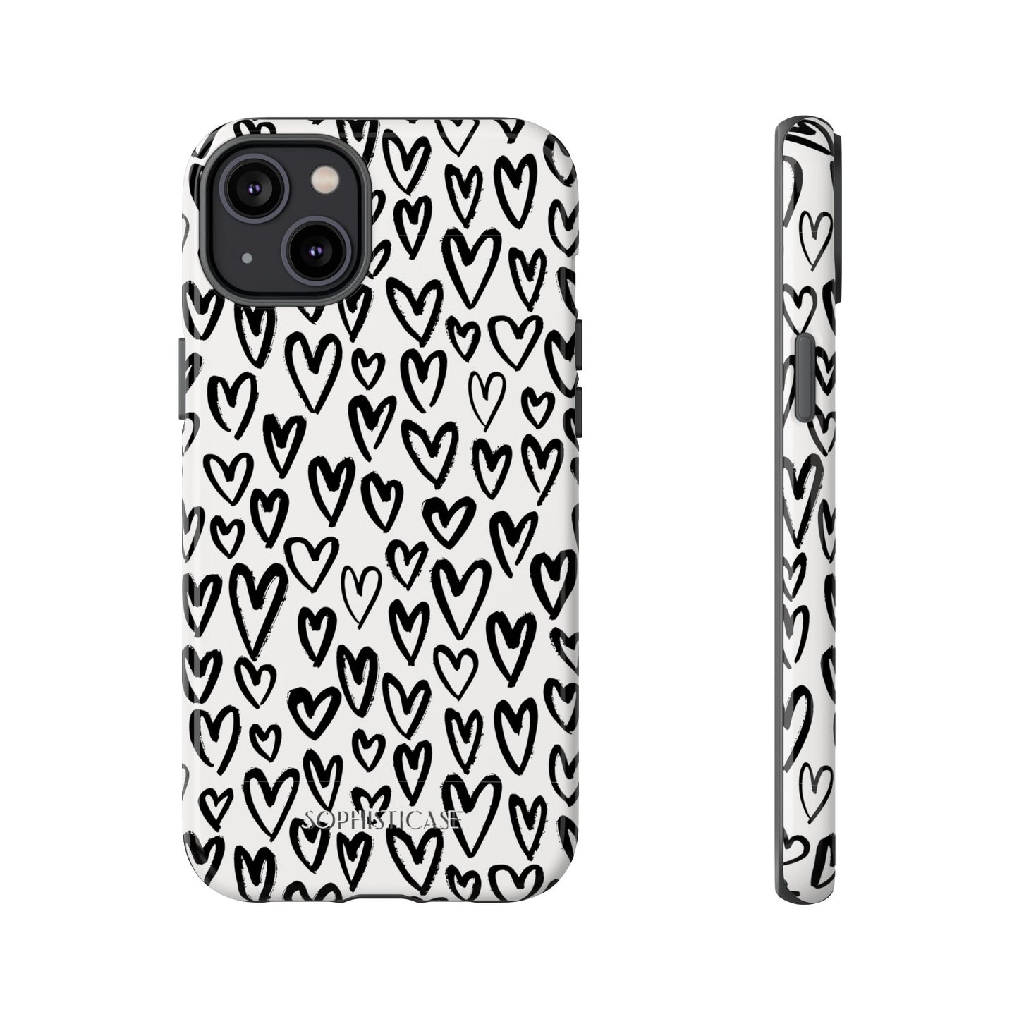 Dark Thoughts in Urban Heart - Tough Phone Case