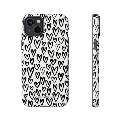 Dark Thoughts in Urban Heart - Tough Phone Case