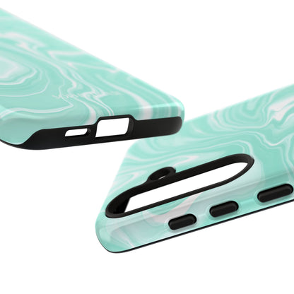 Liquid Dreams in Green - Tough Phone Case