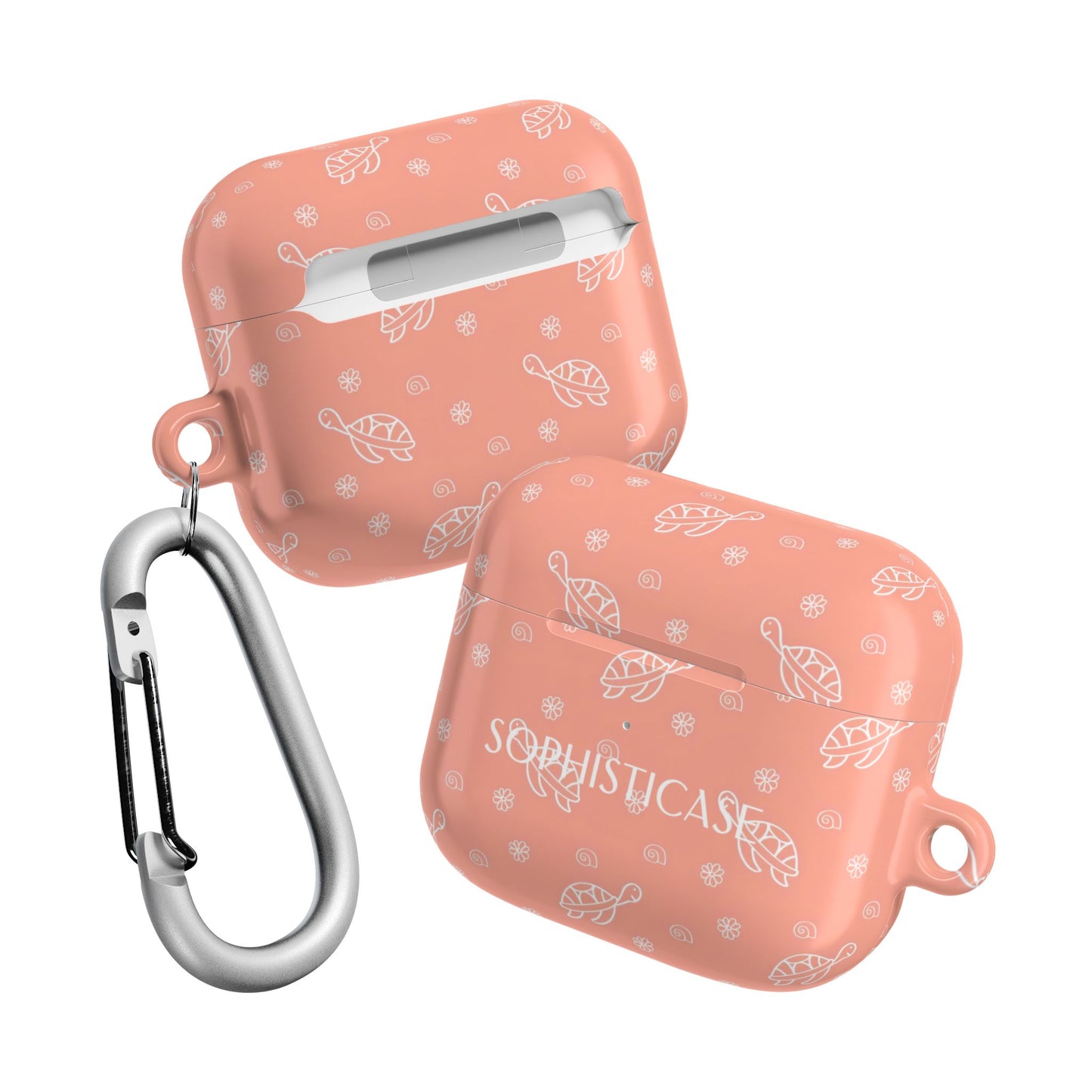 AirPod Cases - Turtle Island in Orange