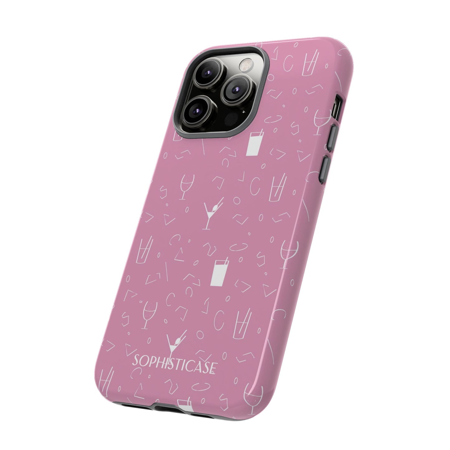 Cocktail Hour in Pink - iPhone Case