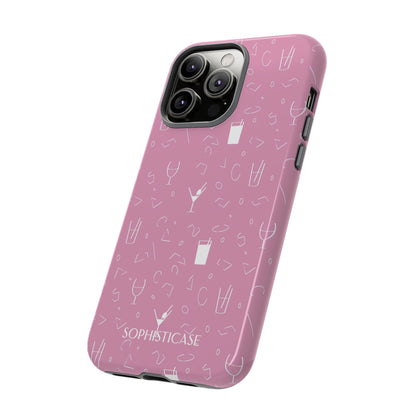 Cocktail Hour in Pink - iPhone Case