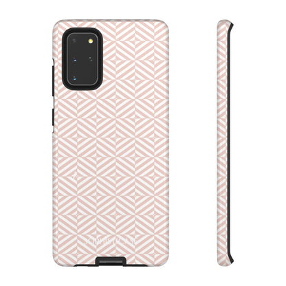 Illusions in Neutral Beige - Dual Layer Shockproof Phone Case for iPhone, Google Pixel and Samsung Galaxy