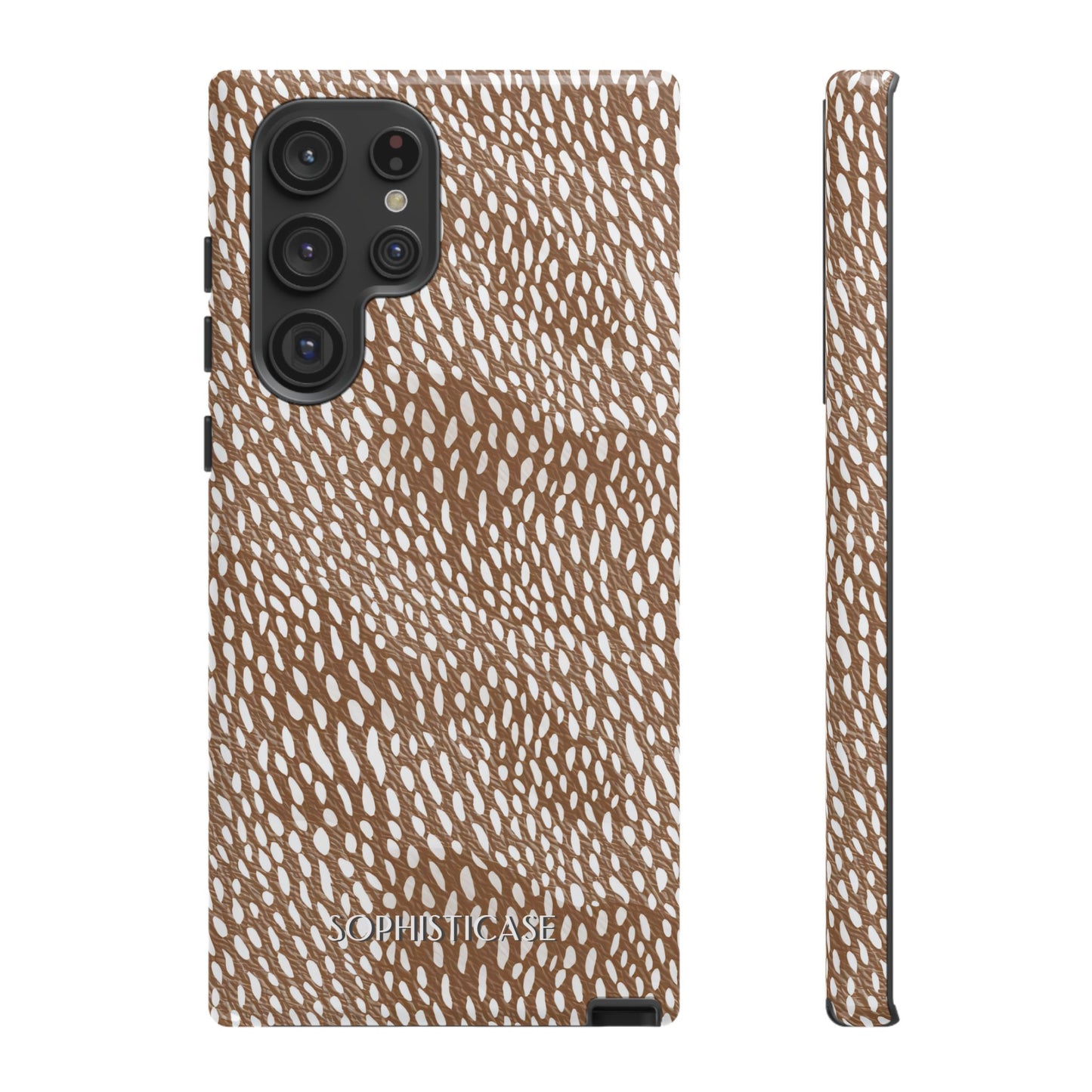 Oh Deer! in Brown - Drop Proof Phone Case for Samsung Galaxy