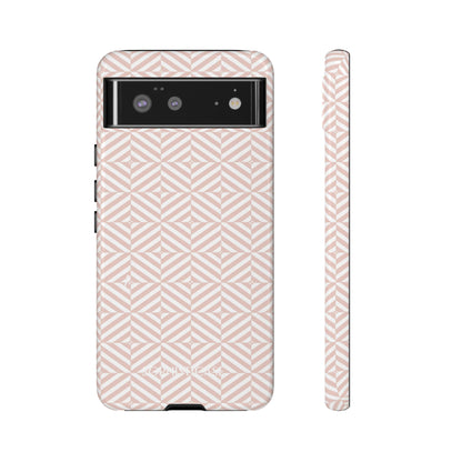 Illusions in Neutral Beige - Tough Phone Case for Google Pixel