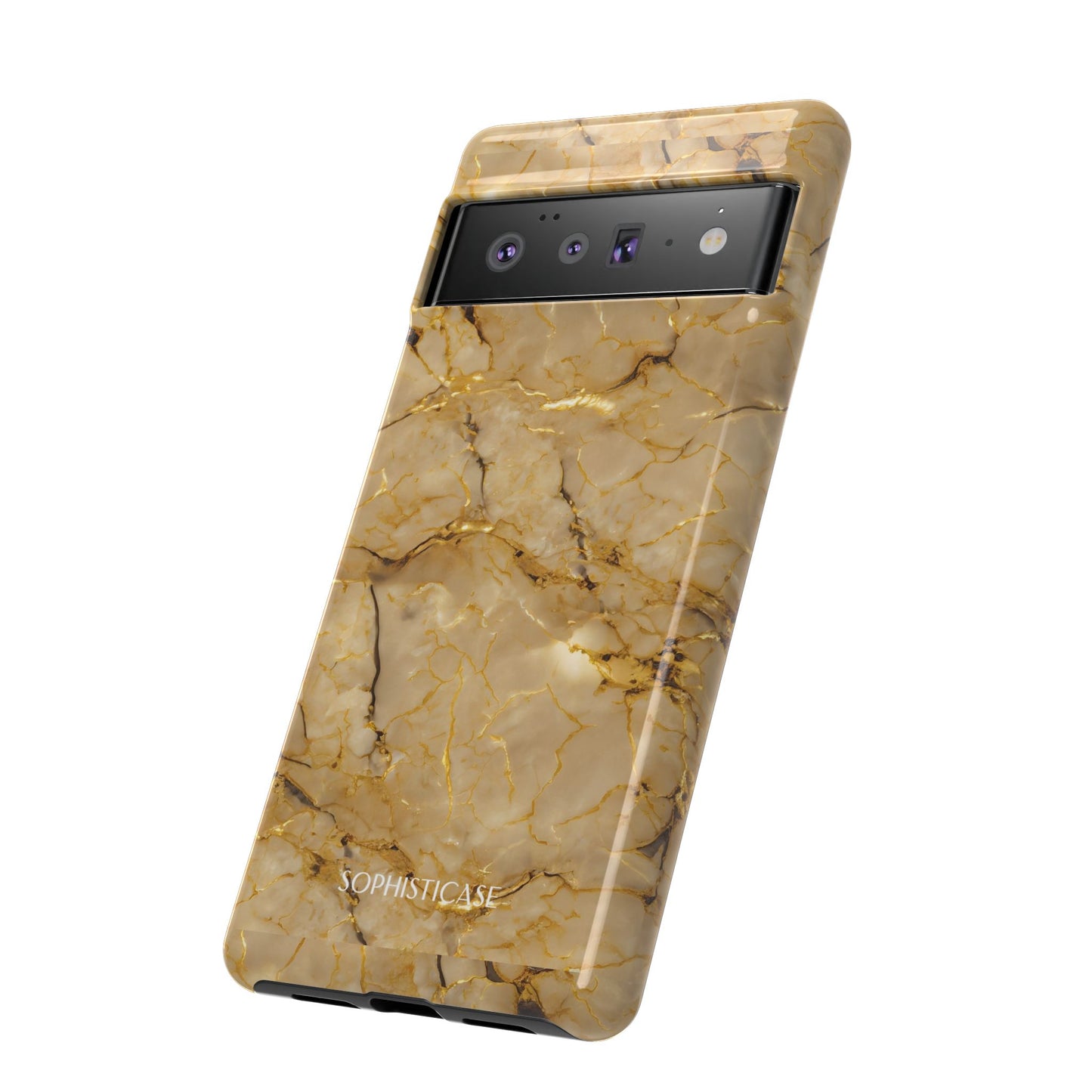 Marble Opulence in Gold - iPhone Case, Samsung Galaxy Case, Google Pixel Case