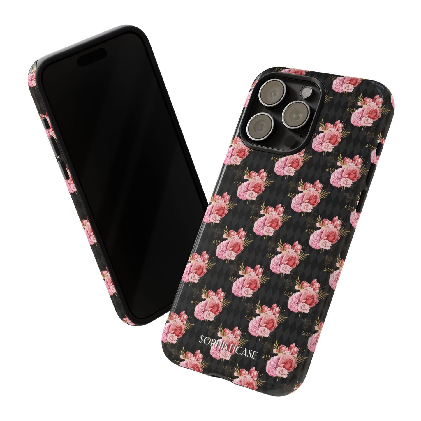 Rose Diamond Romance in Vivienne - Tough Phone Case