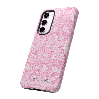 Luxe Lace in Pink - Tough Phone Case
