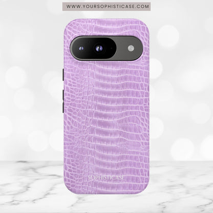 Luxe Leather in Purple - Tough Phone Case