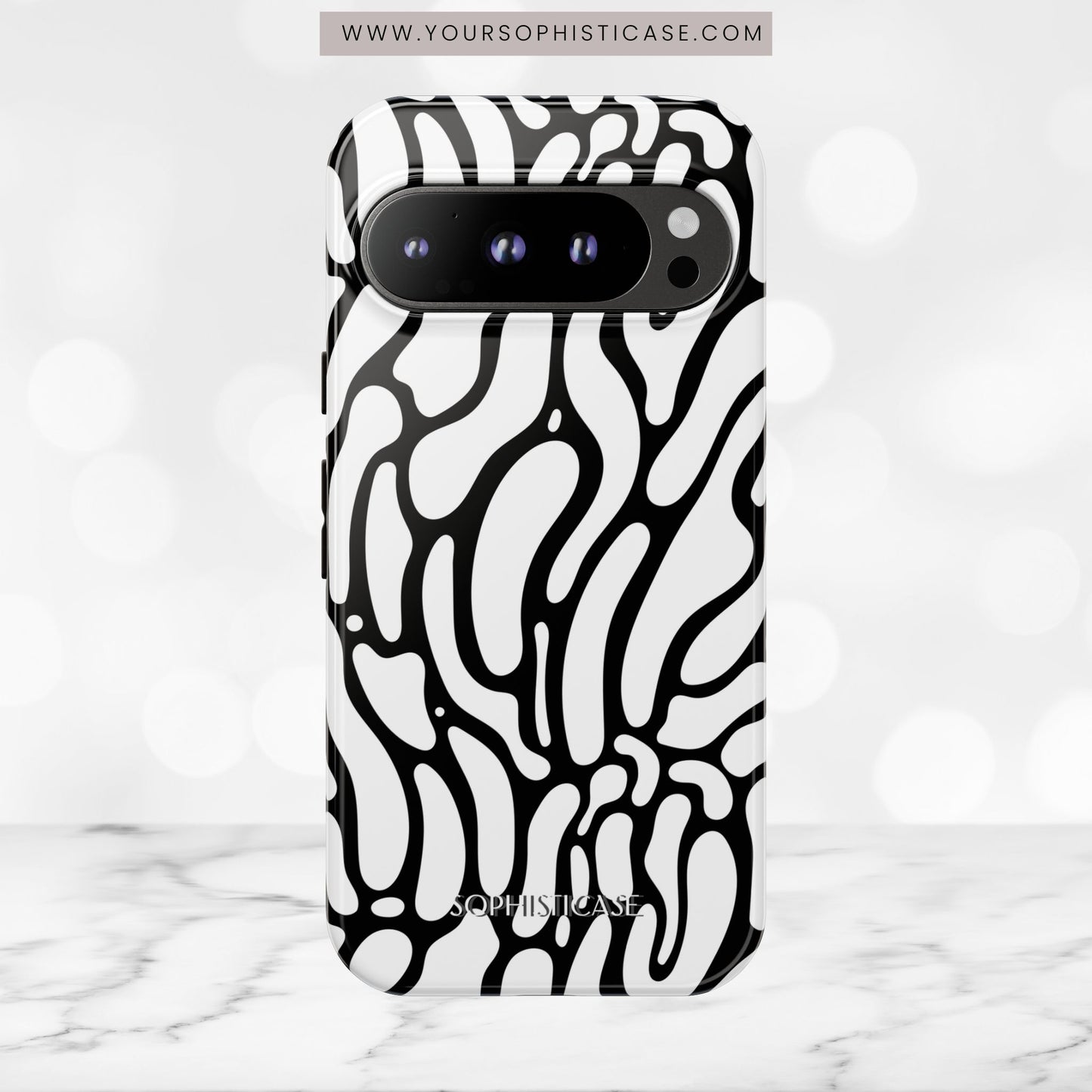 Dark Thoughts in Onyx - Tough Phone Case