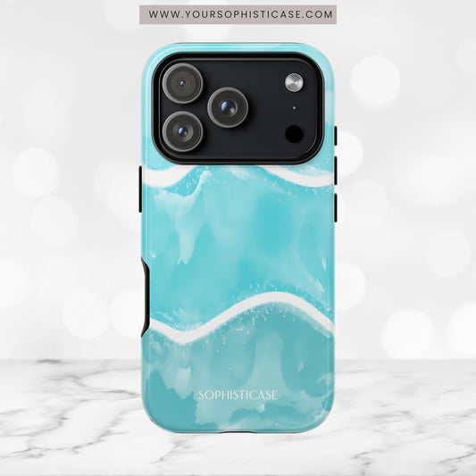 Serenity in Aqua - iPhone Case