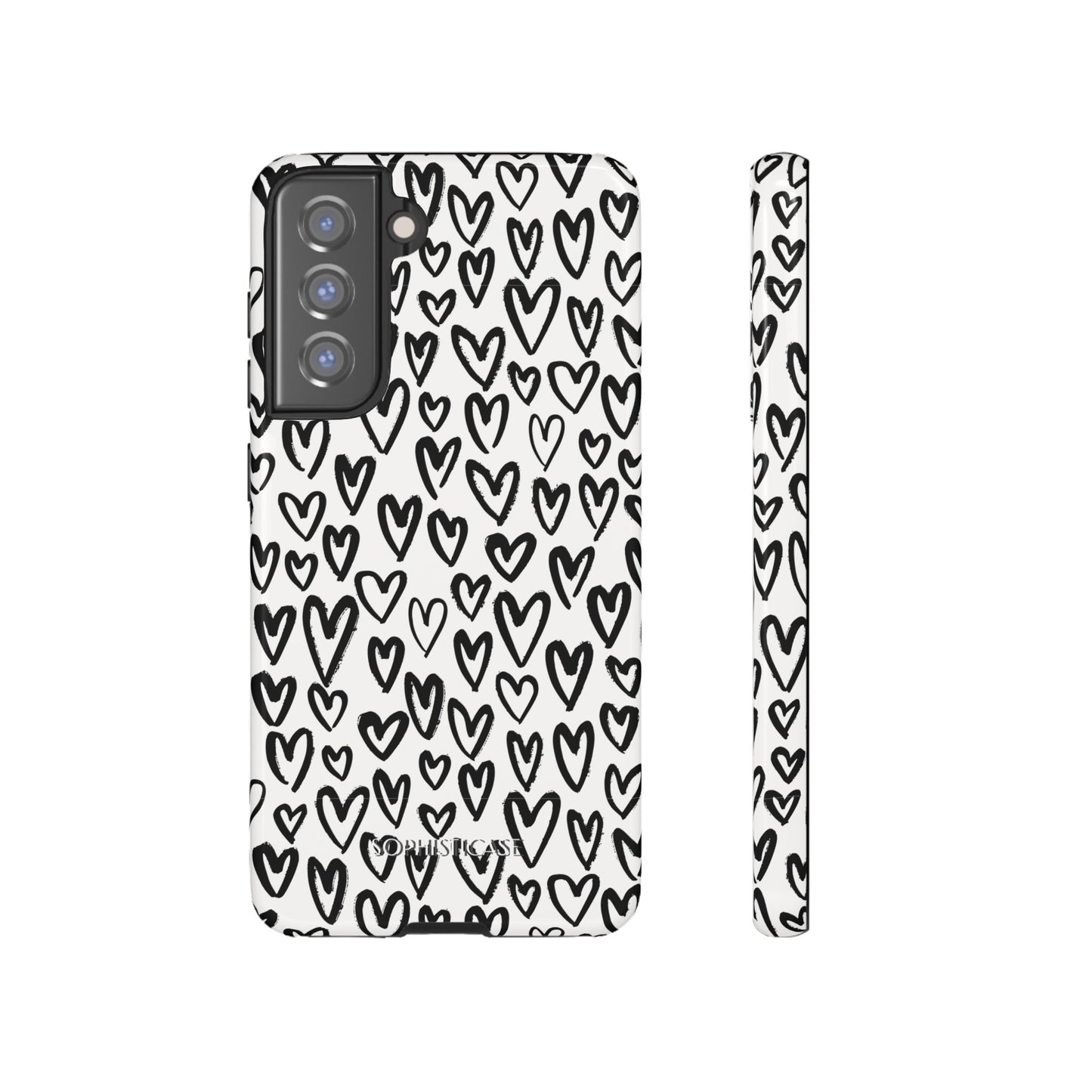 Dark Thoughts in Urban Heart - Tough Phone Case