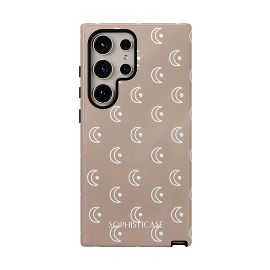 Moon Phase in Boho Brown - Tough Phone Case for Samsung Galaxy