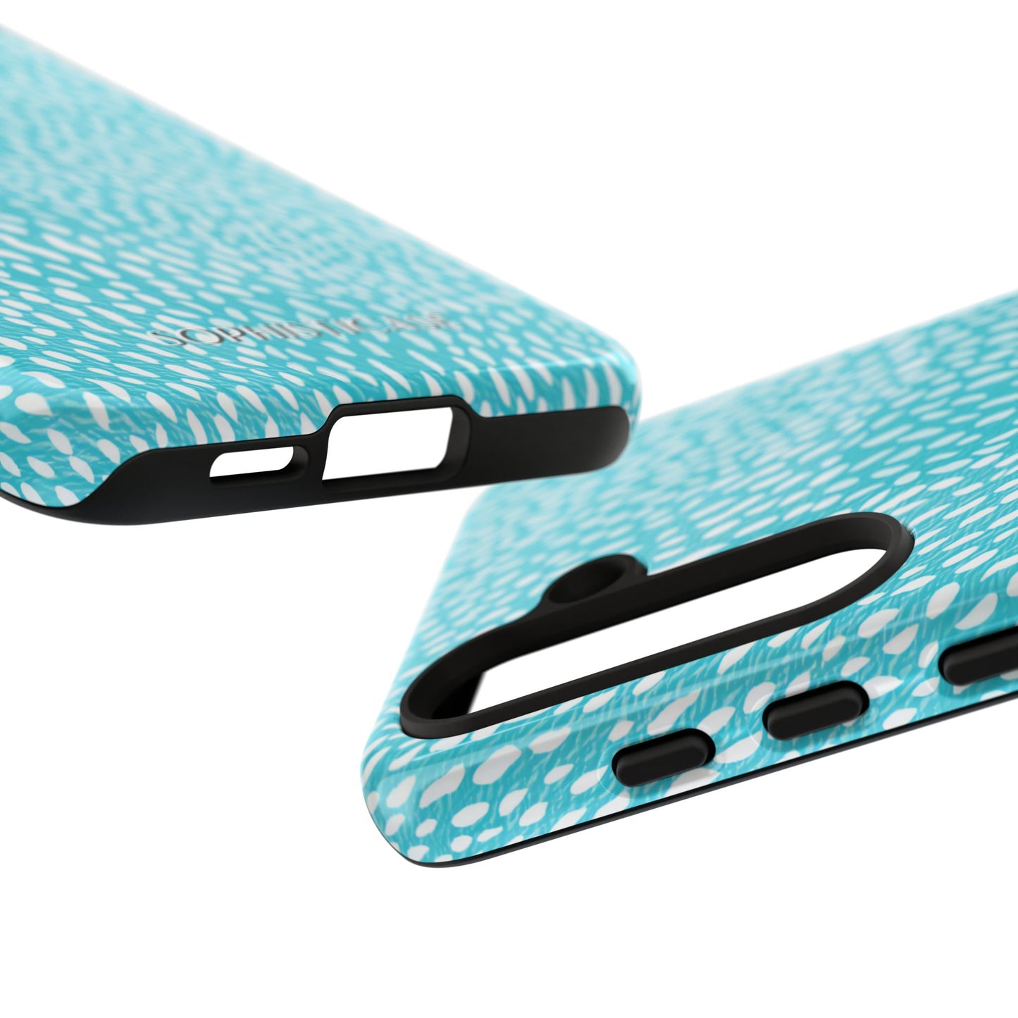 Oh Deer! in Aqua - Tough Phone Case for Samsung Galaxy