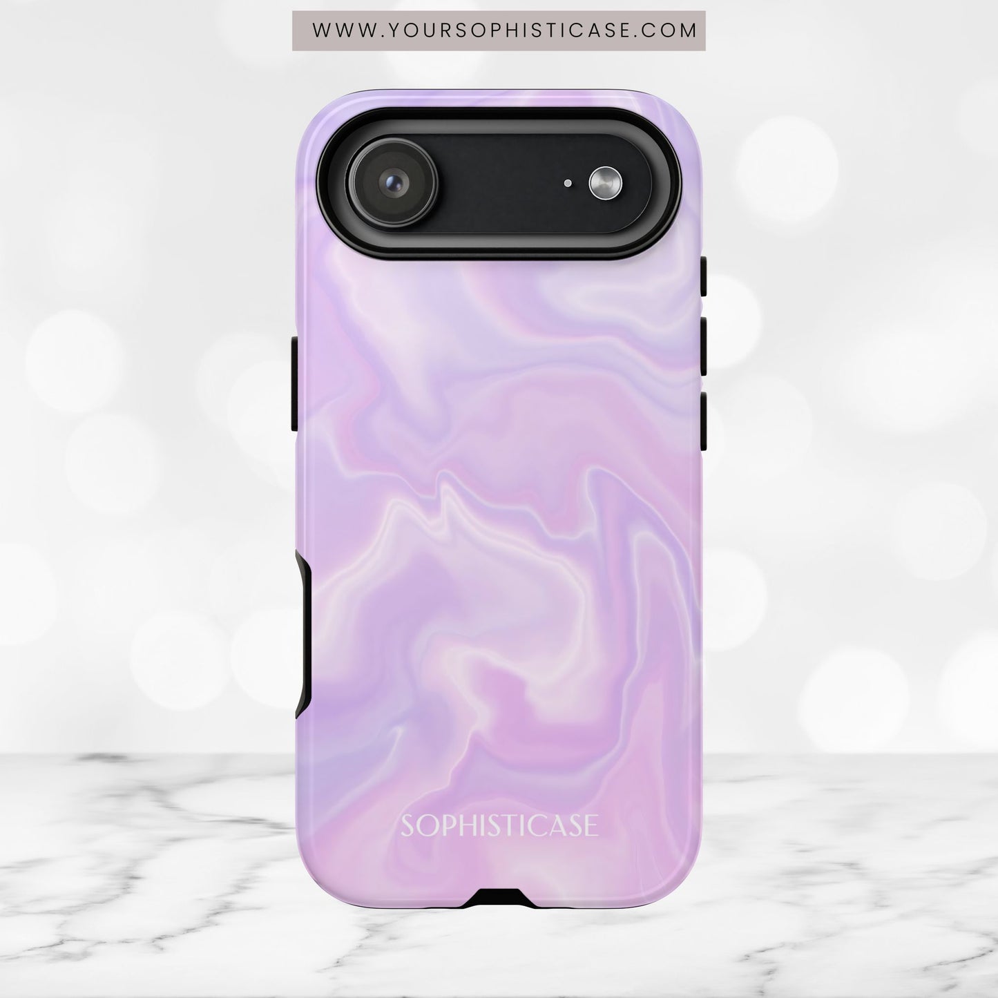 Liquid Magic in Sunset Haze - iPhone Case