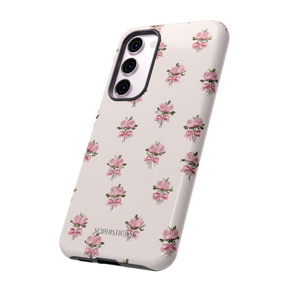 The Sweetest Thing in Coquette Rose Bouquet - iPhone Case, Samsung Galaxy Case, Google Pixel Case
