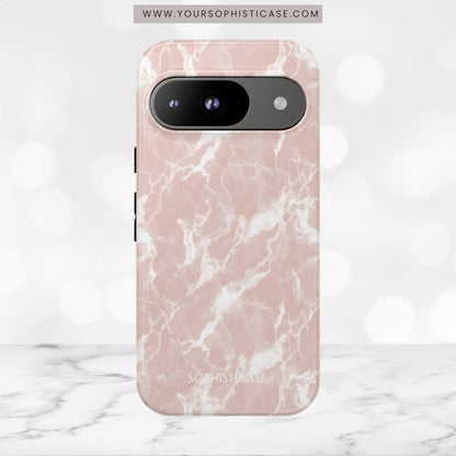 Marble Crush in Neutral Beige - Tough Phone Case