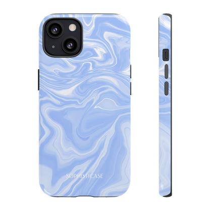 Liquid Dreams in Smoke Blue - iPhone Case