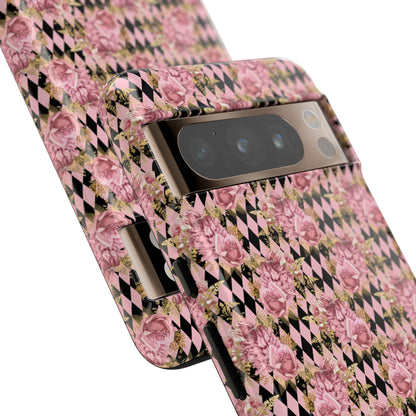 Rose Diamond Romance in Isolde - Tough Phone Case