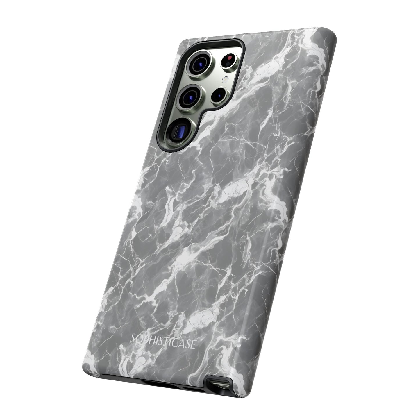 Marble Crush in Charcoal Grey - iPhone Case, Samsung Galaxy Case, Google Pixel Case