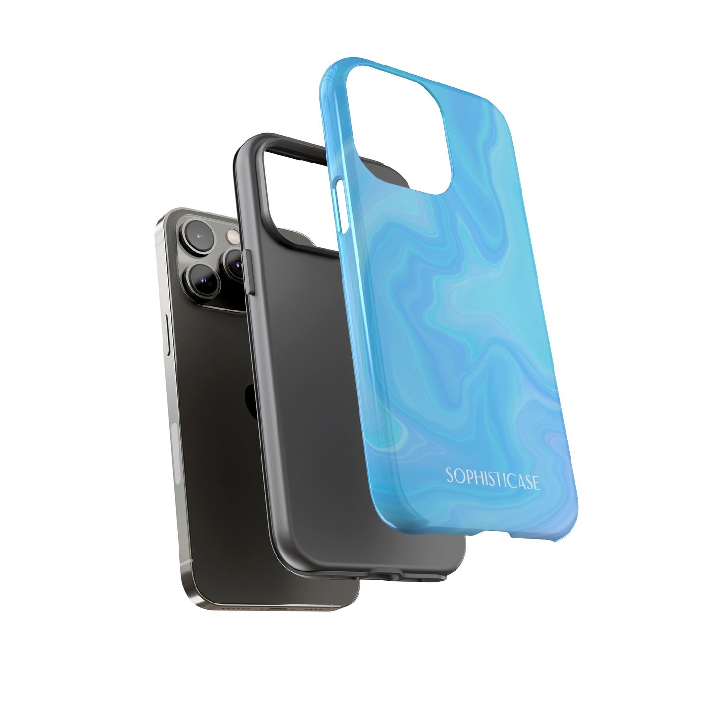 Liquid Magic in Blue - Drop Proof Phone Case for iPhone