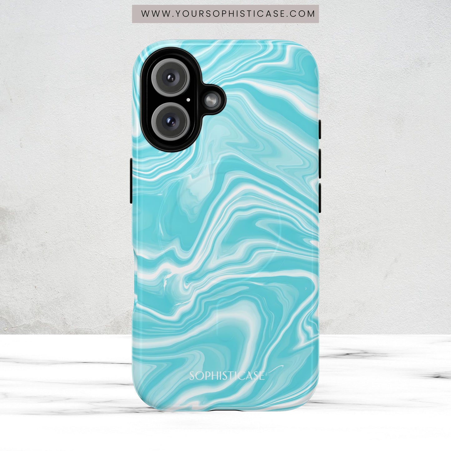 Liquid Dreams in Aqua - Magsafe Case