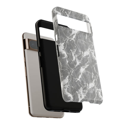 Marble Crush in Charcoal Grey - iPhone Case, Samsung Galaxy Case, Google Pixel Case