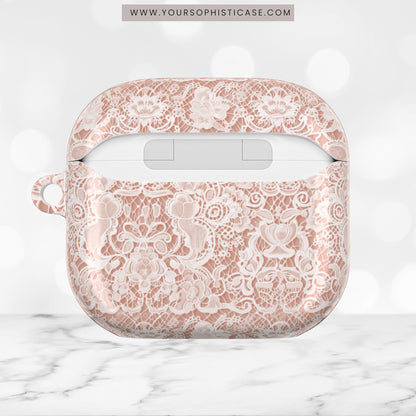 AirPod Cases - Luxe Lace in Brown